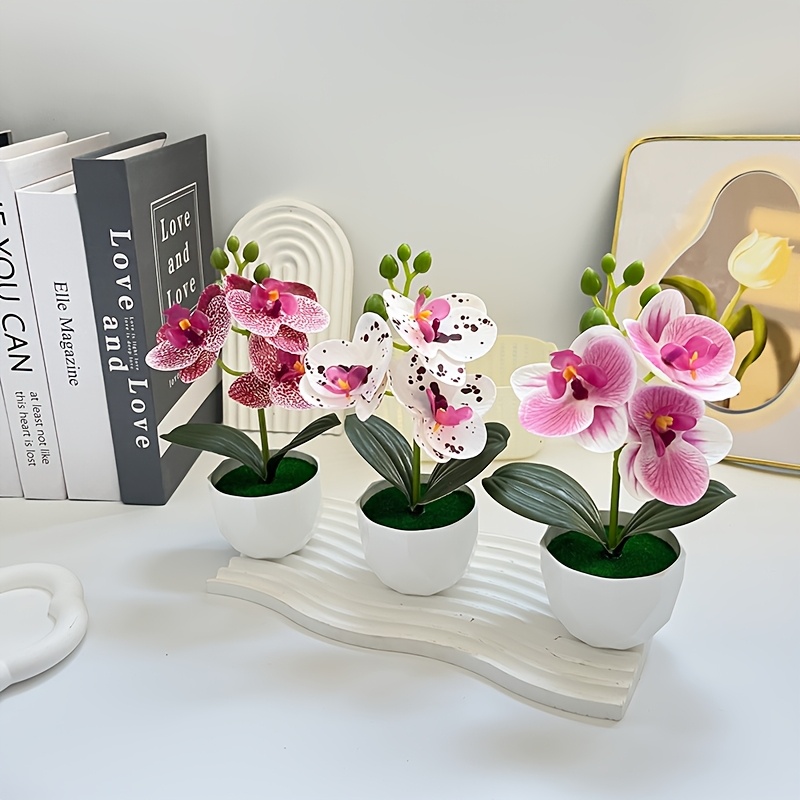 3pcs Artificial Phalaenopsis O - Orchid Phalaenopsis review and price