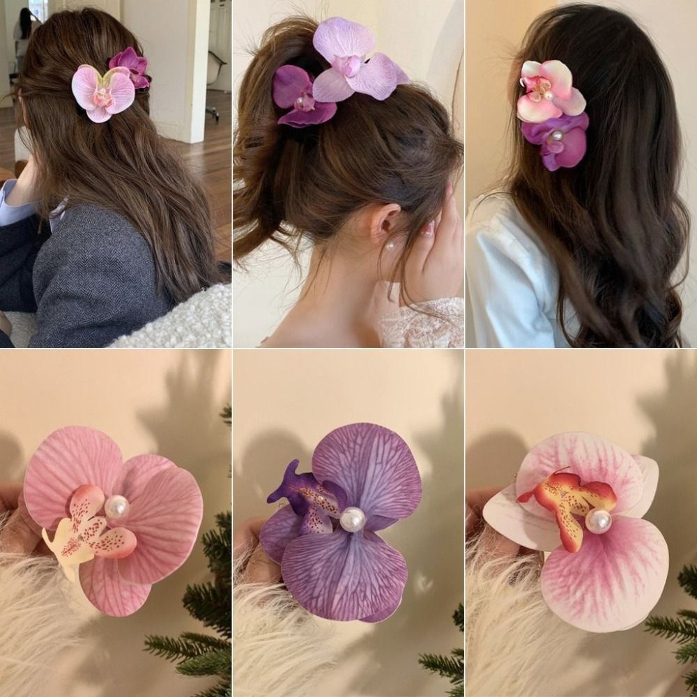 Phalaenopsis Pearl Hair Clip O - Orchid Phalaenopsis review and price
